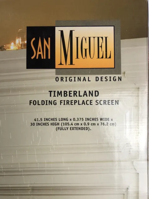 Timberland Folding Fireplace Screen 2