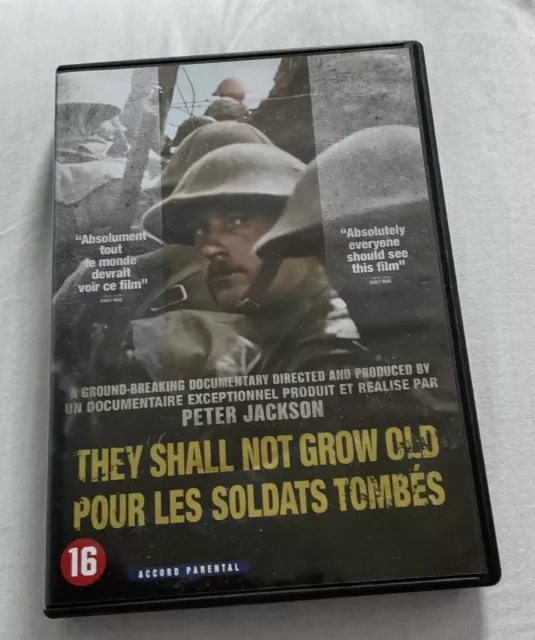 DVD   - THEY SHALL GROW OLD - pour Les Soldats Tombés