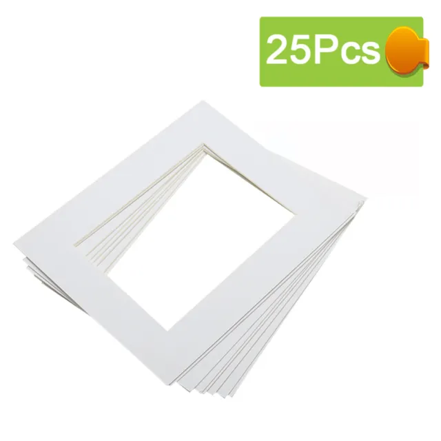 25 Pcs Photographic Storage Materials White Frame