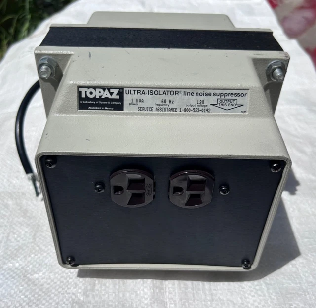 TOPAZ 91001-22 ULTRA Isolator Line Noise Suppressor 120V To