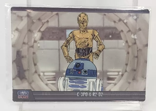 2012 Star Wars Galaxy Series 7 Animation Cel Insert Card 8 Of 9 R2-D2 & C3Po