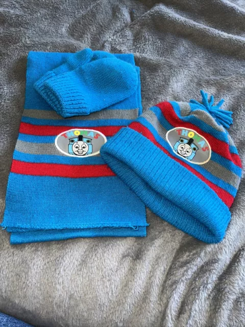 Thomas The Tank Engine Set Cappello, Sciarpa e Guanti Età 3/4 Anni