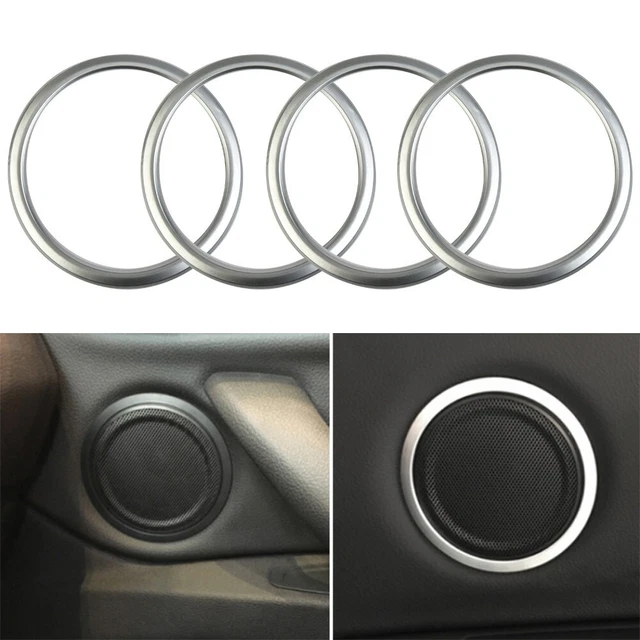 Cache Haut-Parleur Porte BMW E90 E84 X1 Série 3 – Housse Noire Design & Amélioration Sonore HOHOVYVY
