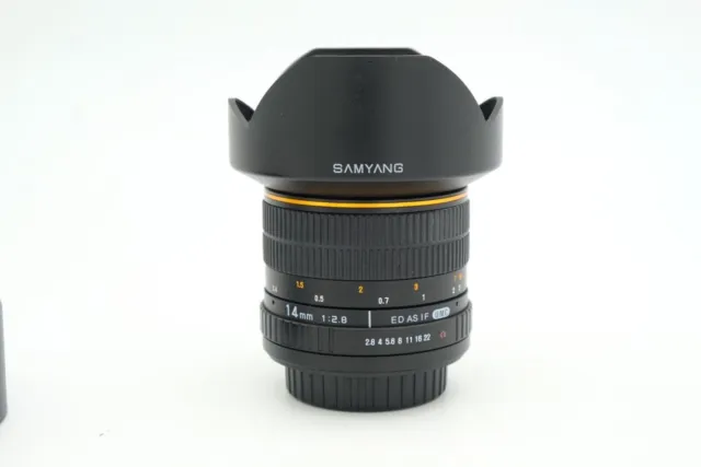 Objectif Samyang 14mm F2.8 ED AS IF UMC pour Canon EF (Plein Format)