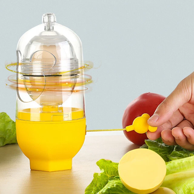 EGGS YOLK MIXING Whisk Inside Golden Egg Stiring Blend Maker Puller Sha