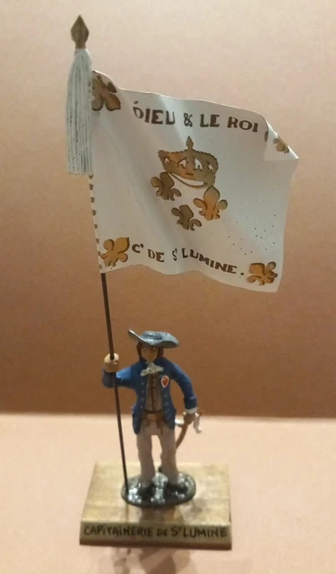 Figurine Guy Renaud – 2ème Régiment Garde De Paris (Porte Drapeau) – Plomb Peint 1:32