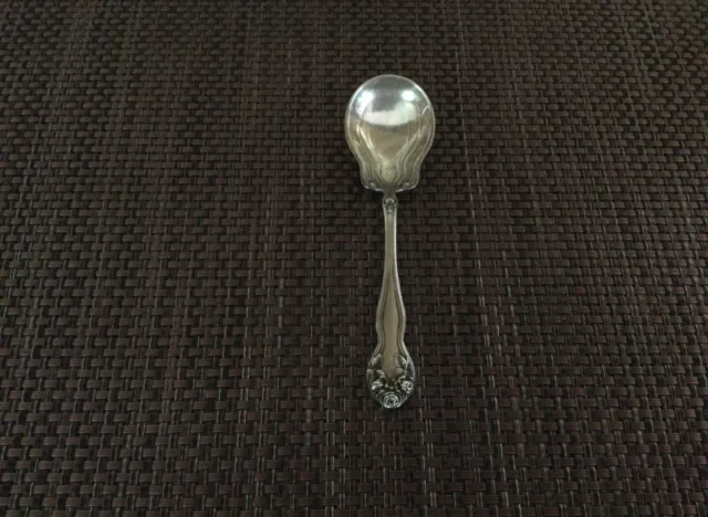Wedding Rose By Watson STERLING SILVER Rare SUGAR/JELLY Spoon 5 5/8” Free Ship