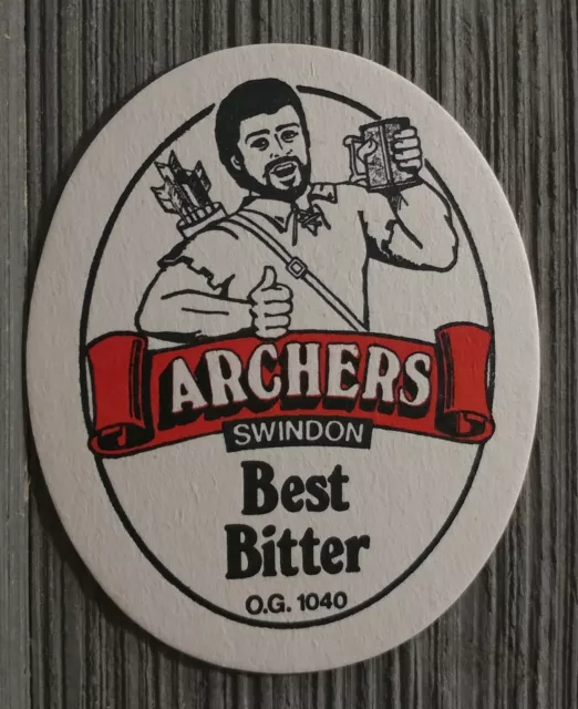 Archers Ales Brewery Beer Coaster-Archers Best Bitter-094225 2