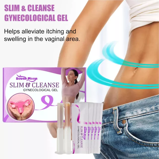 Slim & Cleanse Gynecological Gel,Instant Anti-Itch Detox Slimming Products