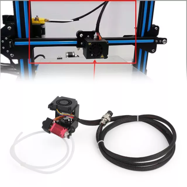 Full Assembled Extruder Kits Air Connections Nozzle fit for CR-10 S4 S5 CR10S S8