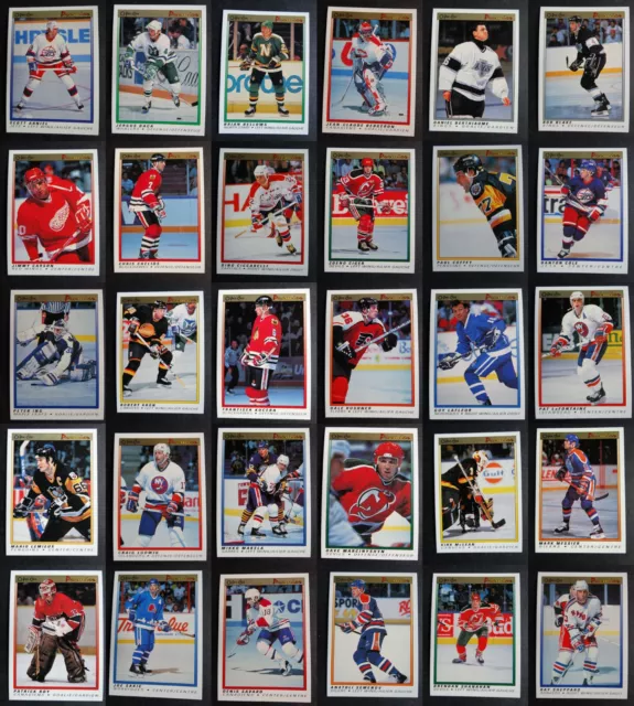 1990-91 O-Pee-Chee Premier OPC Hockey Cards Complete Your Set U Pick List 1-132