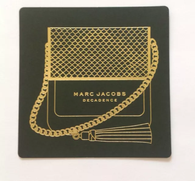 Tres Jolie carte parfumee Nouveau Decadence De Marc Jacobs