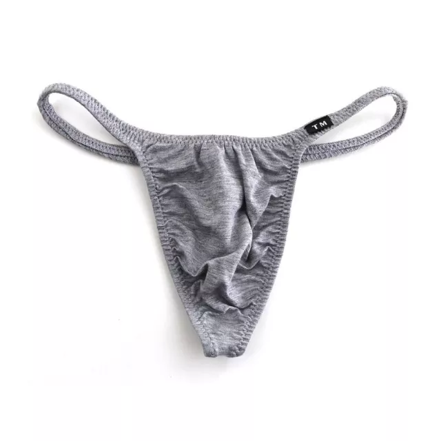 Comodi slip perizoma allungati cotone per collezione lingerie sexy uomo 3