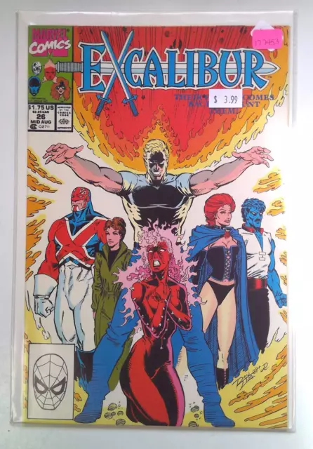 Excalibur #26 Marvel Comics (1990) VF/NM 1st Series 1st Print Comic Book