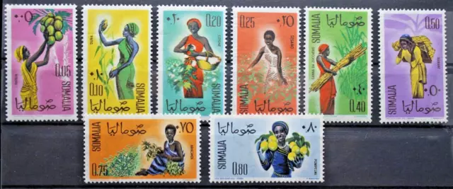 Somalia 1961 Raccolti Agricoltura serie nuova completa MNH** set (C.8)