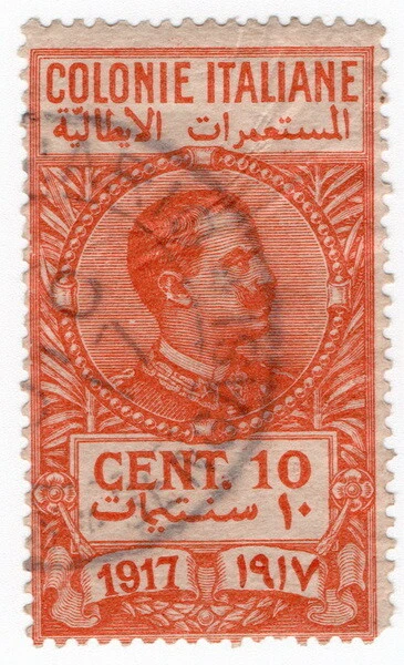 (I.B) Italy (Libya) Revenue : Duty Stamp 10c (1917)