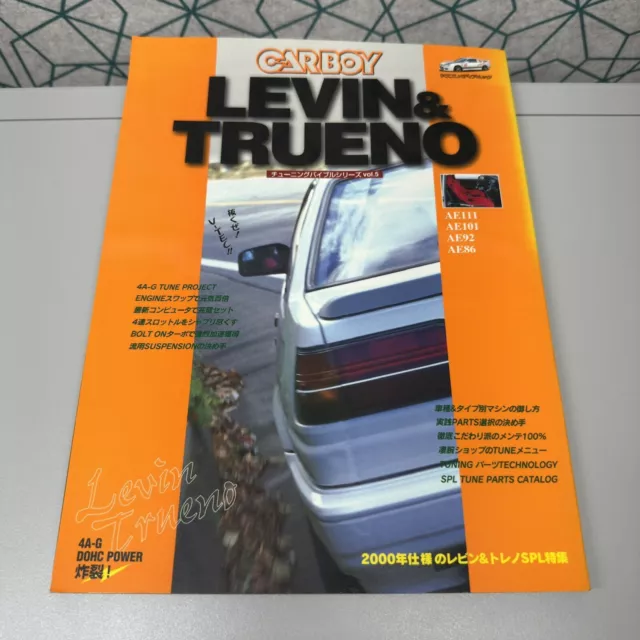 Carboy Toyota Corolla Levin Trueno AE86 AE92 AE101 AE111 Magazine Japanese JDM