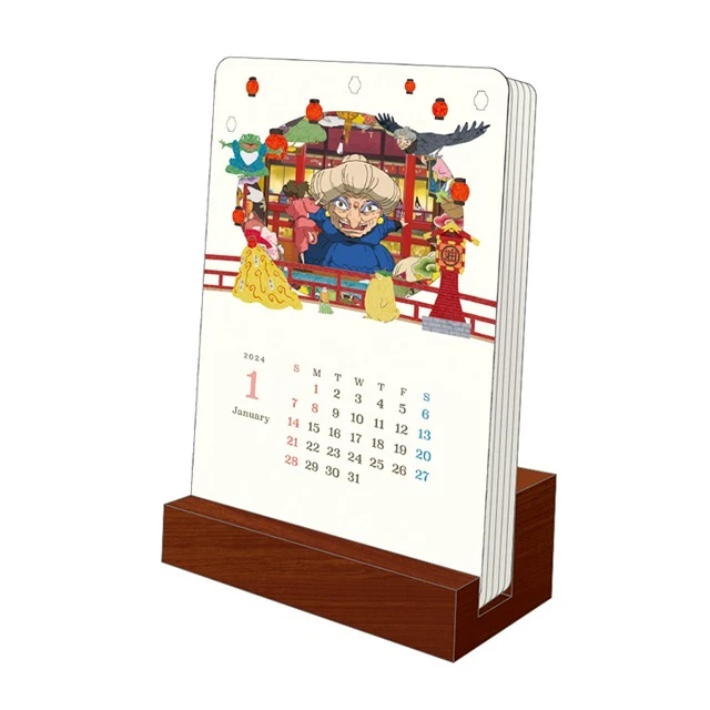 STUDIO GHIBLI SPIRITED Away 2024 Desk Calendar Japan 37.31 PicClick