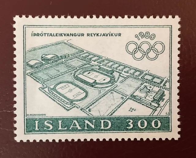 Iceland - 1980 Olympic Games, Moscow, Set of 1 Stamp, MNH