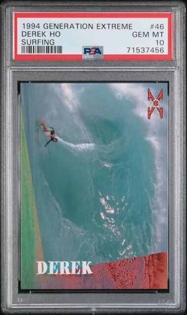 1994 Generation Extreme #46 Derek Ho Rc Psa 10 Gem Mint Rookie Surfing, Low Pop!