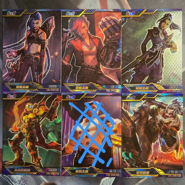 ARCANE CARD JINX card Caitlyn card Vi card Ekko card $58.44