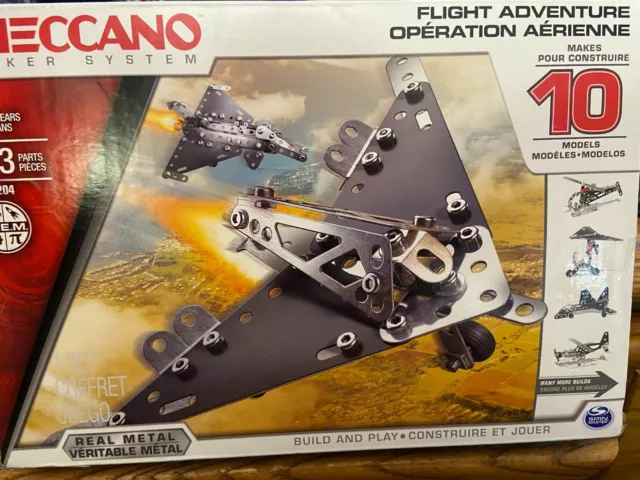 Meccano Maker System Flight Adventure 153 Pieces *NEW* z1