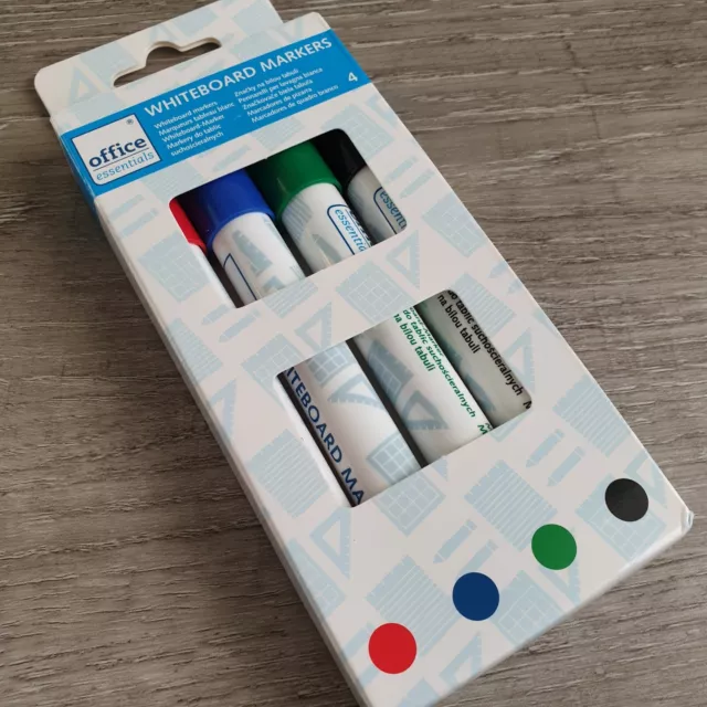 Whiteboard Marker Set Whiteboardmarker Set 4 teilig Office Essentials