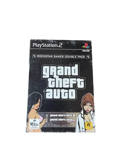 Grand Theft Auto Double Pack: Grand Theft Auto III / Grand Theft Auto Vice  City - PlayStation 2