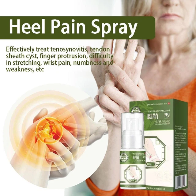 TENDON SHEATH PAIN and Heel Spray Tenosynovitis Cold Compress Gel Pain