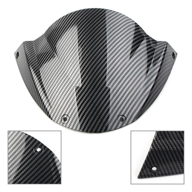 Windscreen Windshield For Ducati Monster 696 796 1100/S/EVO Carbon Fiber Pattern