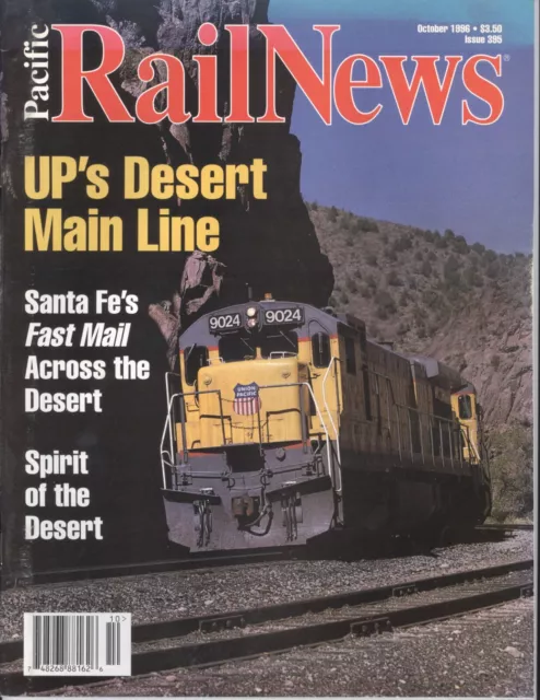 1996 Pacific Rail News Magazine: October - UP's Desert Main Line/Santa Fe's Mail