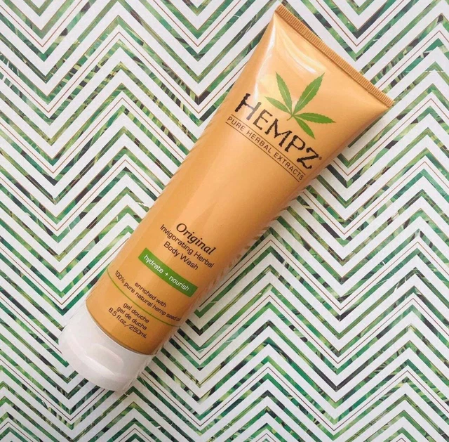 Hempz Original Invigorating Herbal Body Wash Shower Gel Hydrate Nourish Hemp