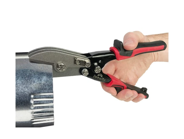 JOUNJIP 5-Blade Sheet Metal Crimper- Hand Crimper HVAC Tool for 24-28 Gauge D...
