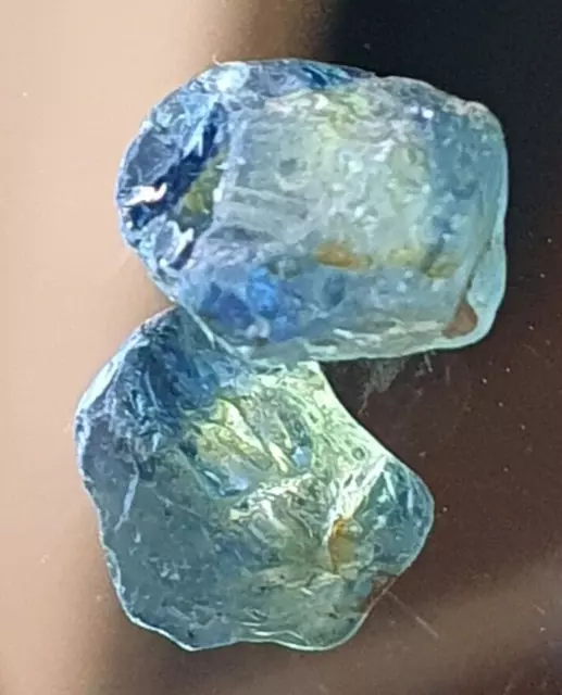 Sapphire Rough Facet grade Australian...2.05 carat parti blue/green/yellow