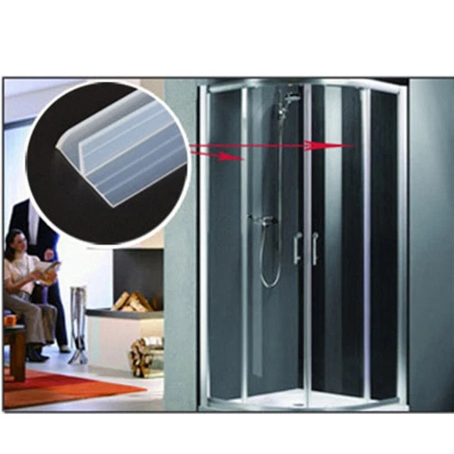 Striscia di tenuta schermo bagno trasparente impermeabile miglioramento domestico durevole
