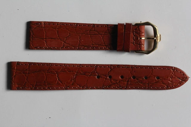 Bracelet de Montre 18mm Marron Clair en Cuir Buffalo Fabrication