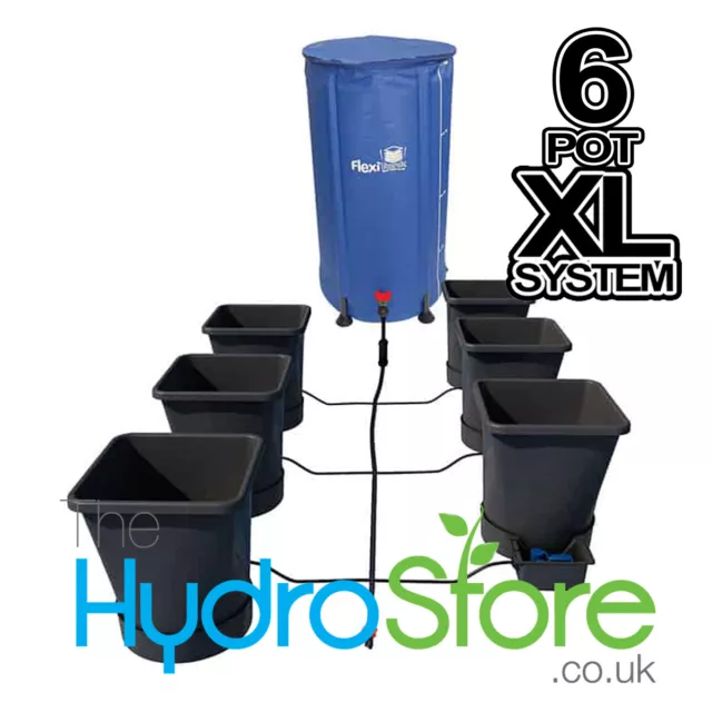 AutoPot 6 Pot XL System 25 Litres With 100 Litre FlexiTank Self Watering System