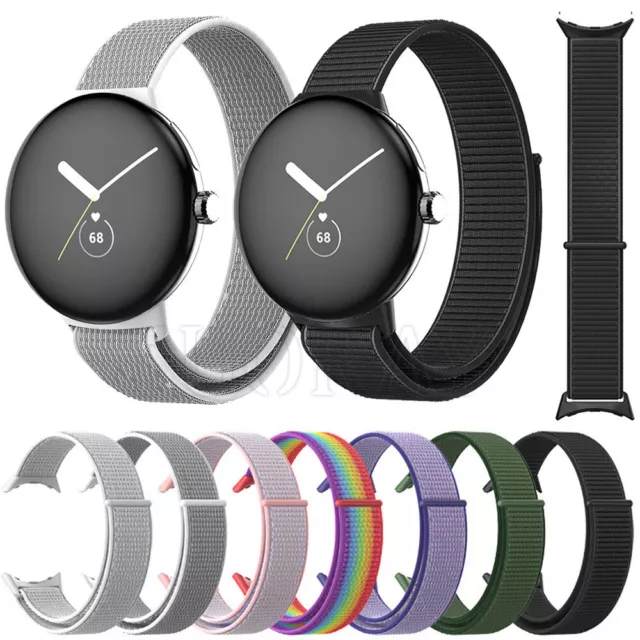 Für Google Pixel Watch 2 1 Wristband Loop Nylon Sport Silikon Armband Smartwatch