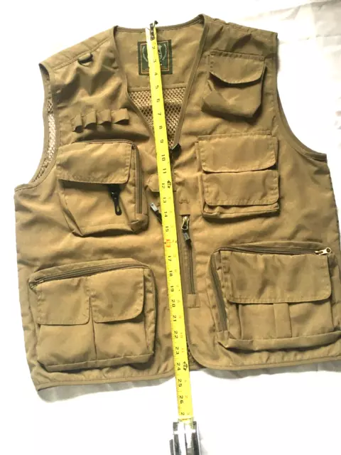 Mens Outdoor Leasure Utility Work Cargo Mesh Fishing Hunting Multi Vest N504 AE4