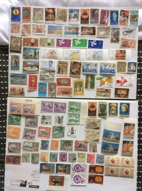 Selection of mint and used stamps from Cyprus  1900 onwards. See photos.