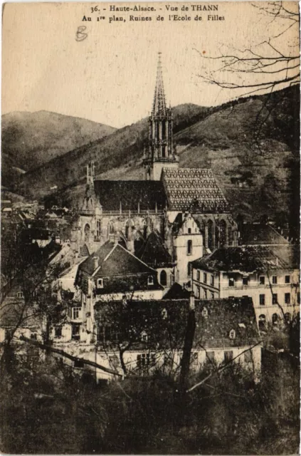 CPA AK Haute-Alsace Vue de THANN - Ruines de l'École de Filles (659829)