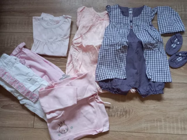 Lot vêtements bébé fille été 3 mois