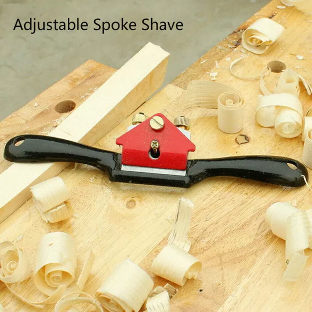 Adjustable Woodworking Screw Spoke Shaver Tool Plane Wood Hand Planer 9 Inch