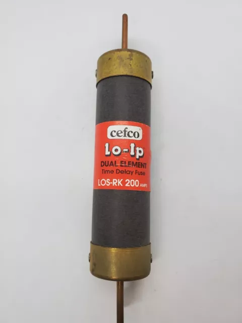 Cefco - LOS-RK 200, 200A, 250V Time Delay, Dual Element, Class RK1 Fuse