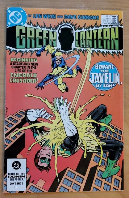 DC Comics Green Lantern #173 February 1984 Dave Gibbons Cover 1st app of Javelin