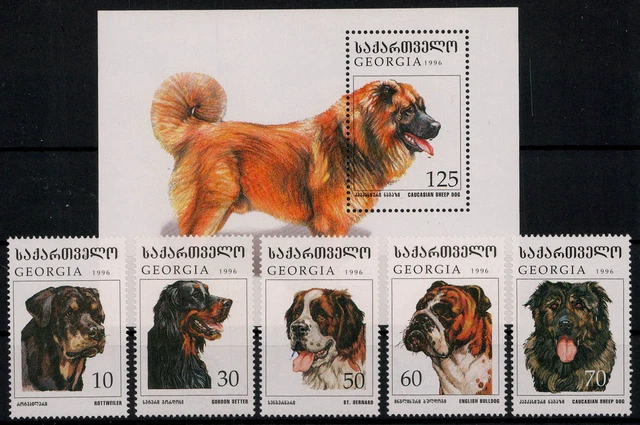 Georgien; Hunderassen 1997 kpl. **