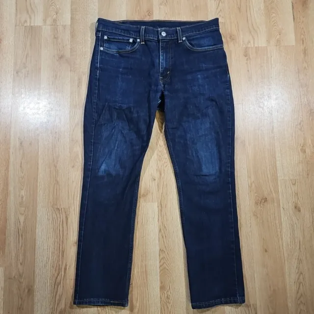 Levis 511 Jeans Mens 34X30 Blue Dark Wash Slim Fit Straight Leg Stretch Red Tab