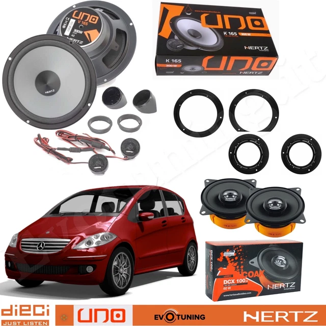 Kit Casse Alpine Per Mercedes Classe A/B 2005-2012 - 6 Pezzi Con Supporti, SXE-1750S E SXE-1025S - Foto 4