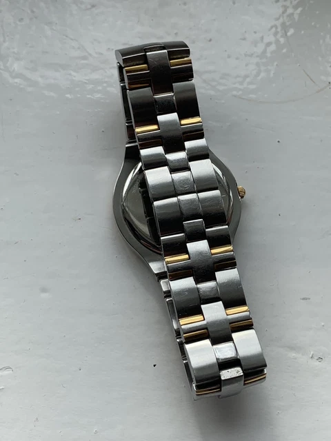 Orologio da uomo Movado Museum Fiero 81 G2 1899 bicolore oro e acciaio FWO 6