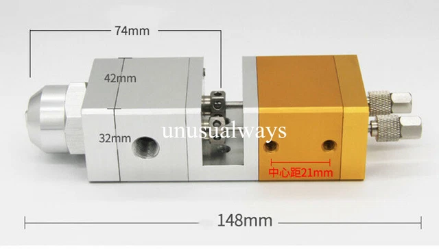 Two-liquid Suction Type Precision Dispensing Valve Dispenser Valve 3MM 0.01ML